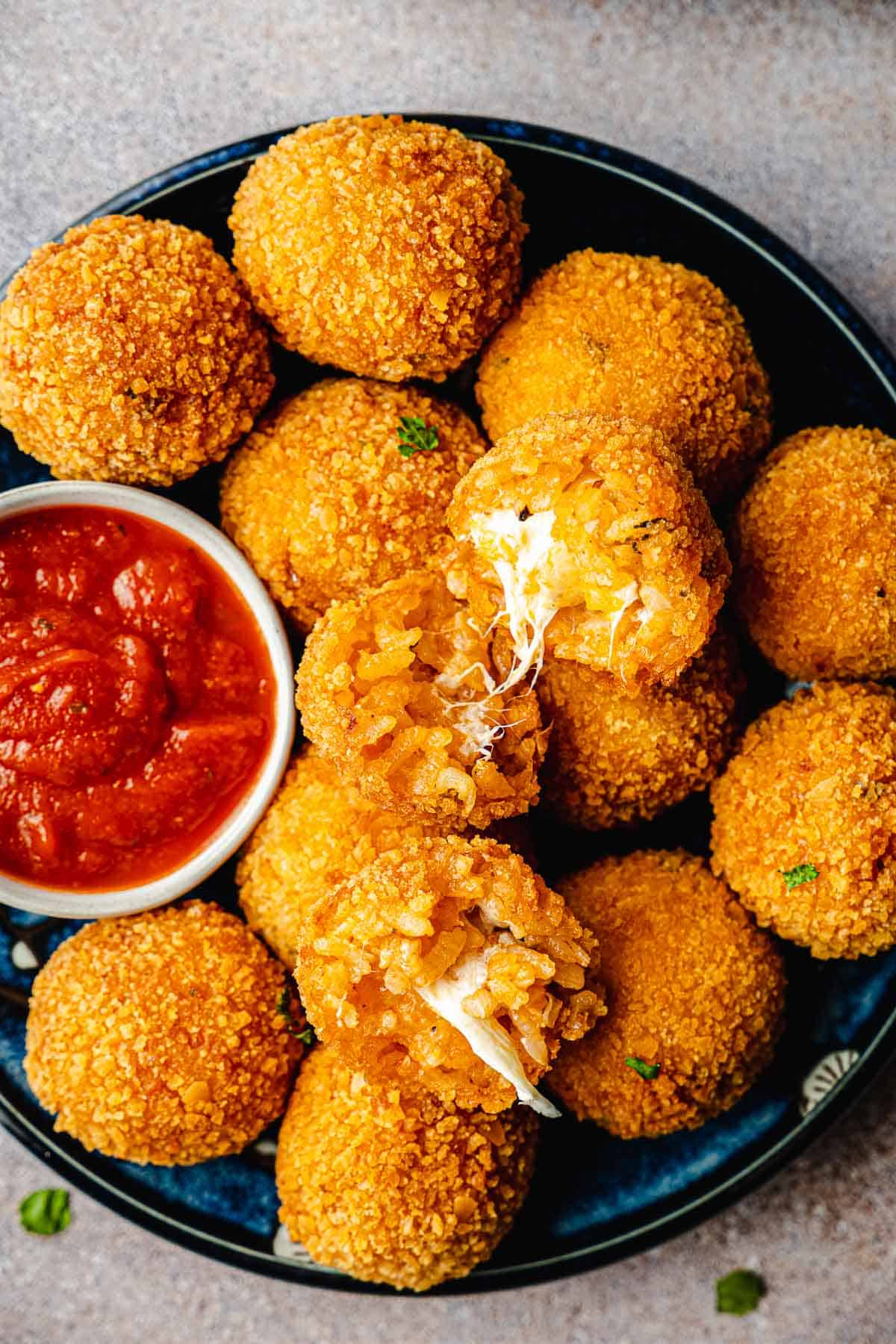 Italian Arancini (Fried Rice Balls)