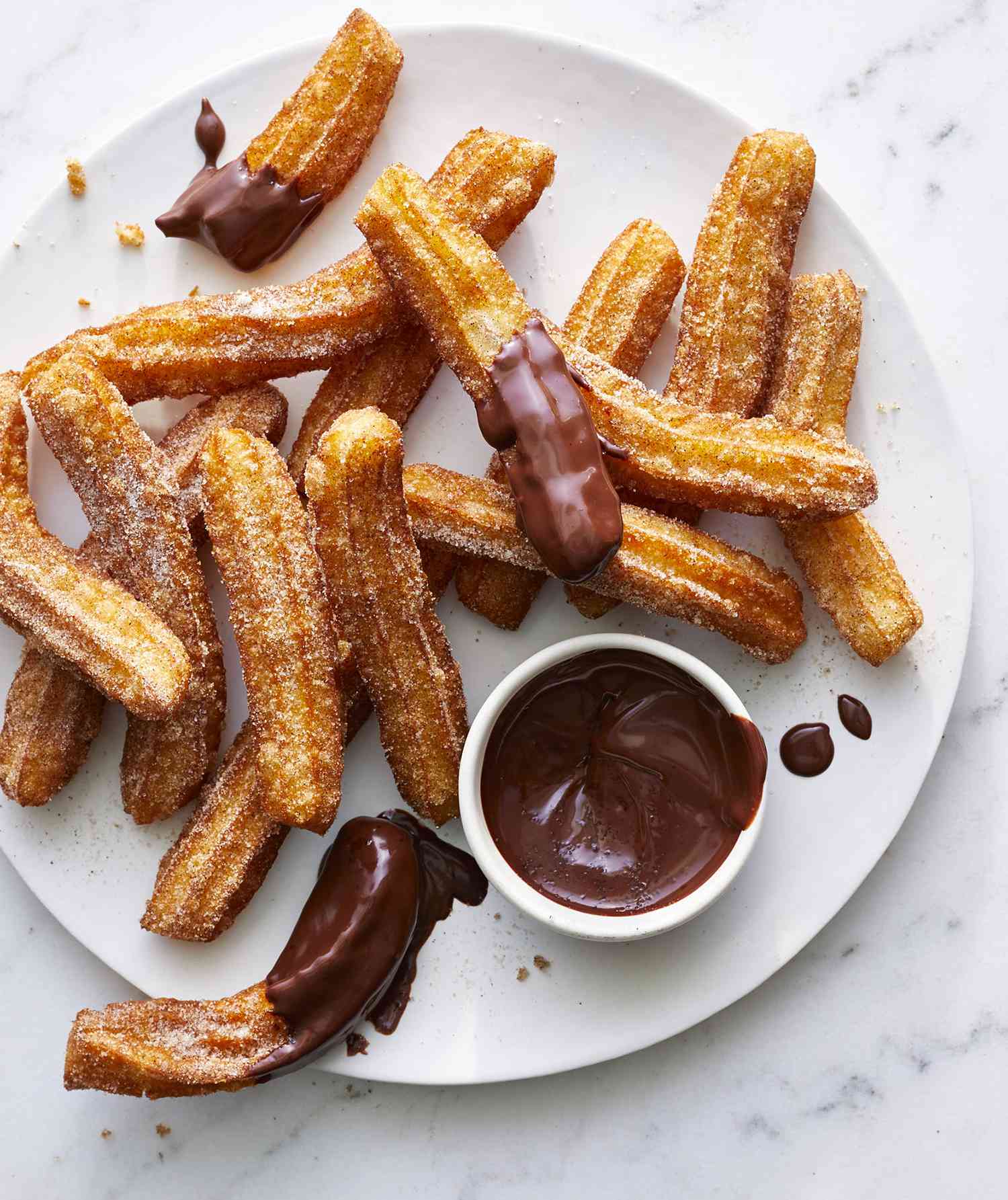 Churros with Chocolate Sauce