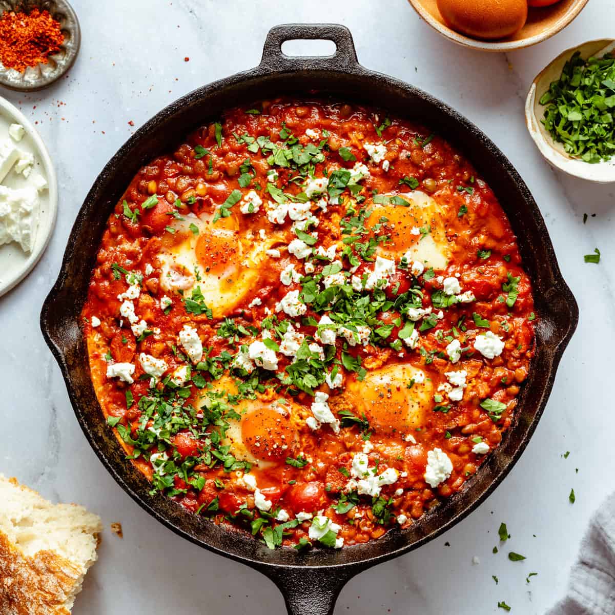 Shakshuka with Goat Cheese