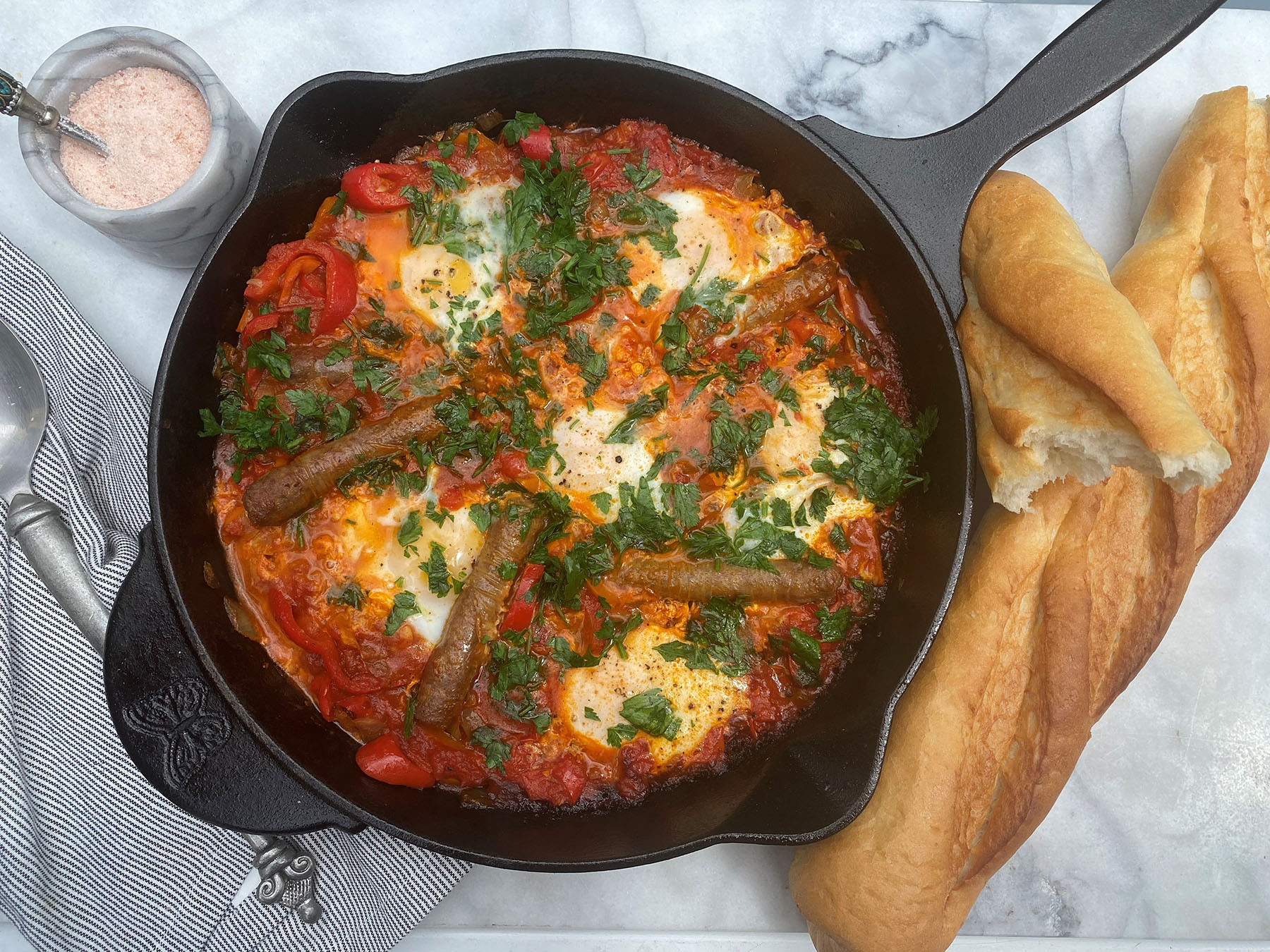 Shakshuka with Merguez