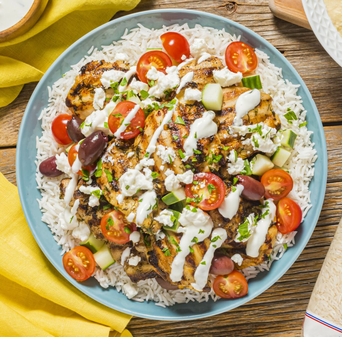 Chicken Souvlaki Bowls
